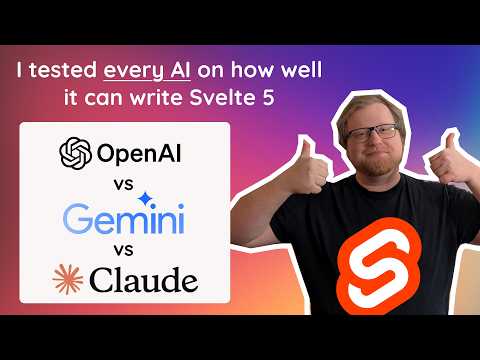 Which AI models can write Svelte 5 code? I built a benchmark and tested all of them!