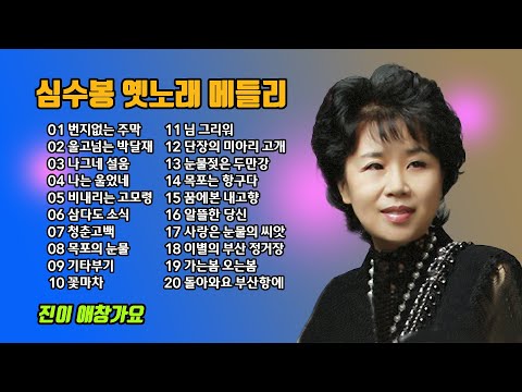 #심수봉 옛노래 메들리