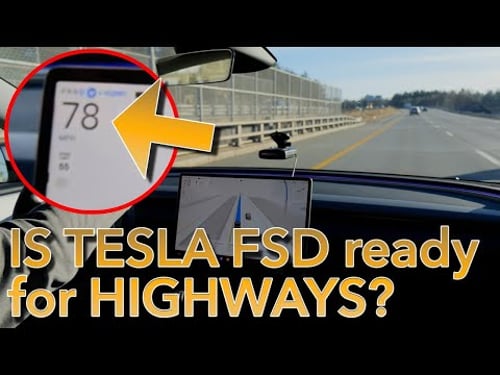 Tesla FSD 12.5.6.3 SPEEDS on the highway (but in a good way!)