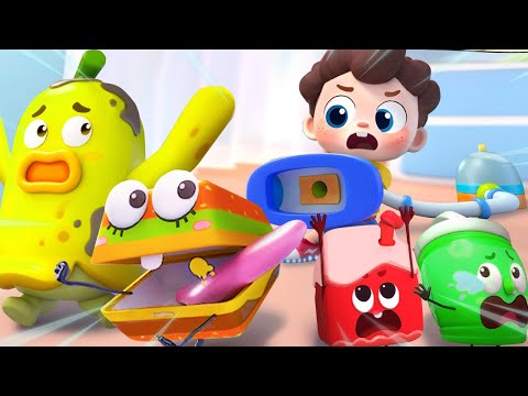 Trash, Donโt Stick to Me | Healthy Habit | Safety Rules | Nursery Rhyme & Kids Song | BabyBus
