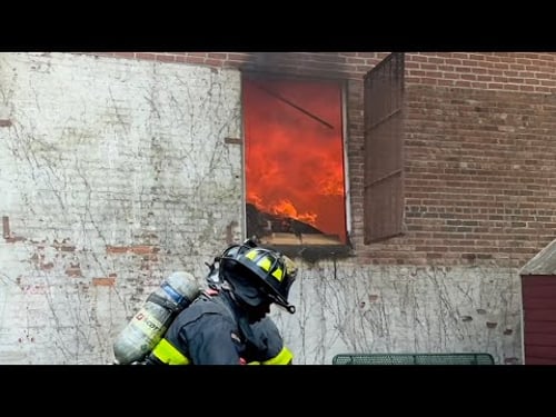 FDNY Bronx 3rd Alarm Heavy Fire Throughout a 1 Story Warehouse