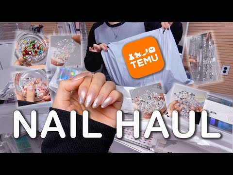 I Tried Temu Nail Supplies... And OMG the Prices 💅🏻📦 | ASMR Unboxing