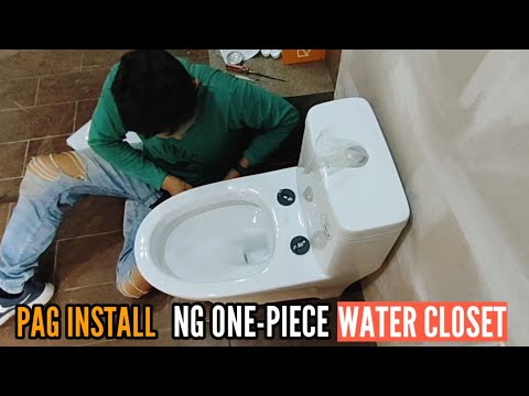Pag Install Ng One-piece Water Closet