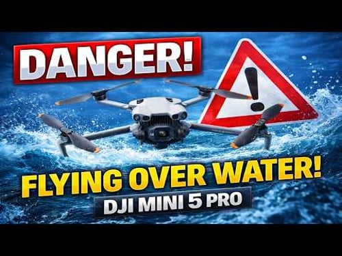 DJI Mini 5 Pro Flying Over Water – Safety Tips, Sensor Issues & Mistakes to Avoid 😱 #djimini5pro