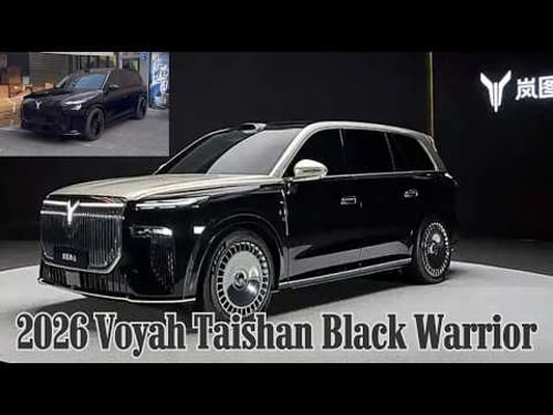 The Chinese Cullinan? π€ Voyah Taishan BLACK WARRIOR: Huaweiβs Smartest Luxury SUV!