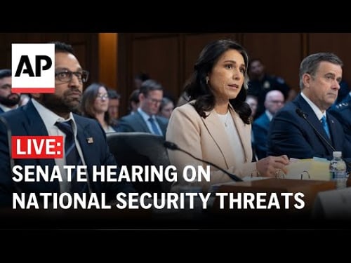 LIVE: Senate hearing on national security threats