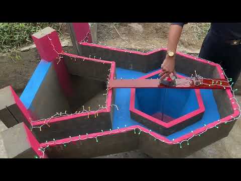 Build mini hydropower with fancy and efficient turbines