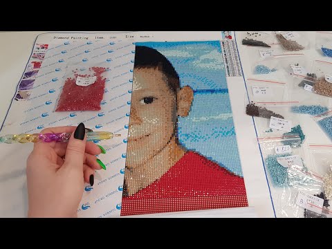 Прямой Эфир. Портрет Из Страз От Miaodu . Процесс- Болталка