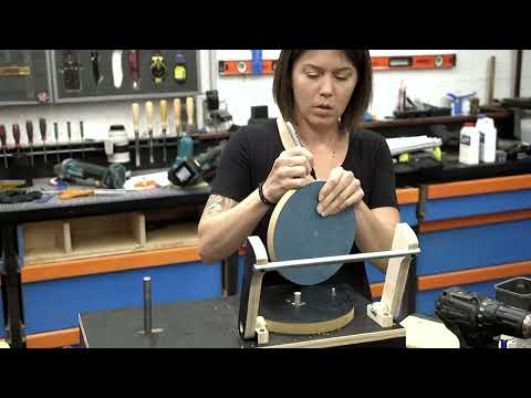 Crazy Sharp Chisels With DIY Drill Press SHARPENING Jig