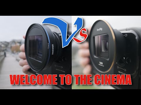 SMALLRIG VS NEEWER ANAMORPHIC 1.55x lens + Iphone 16 PRO MAX - Welcome to the cinema