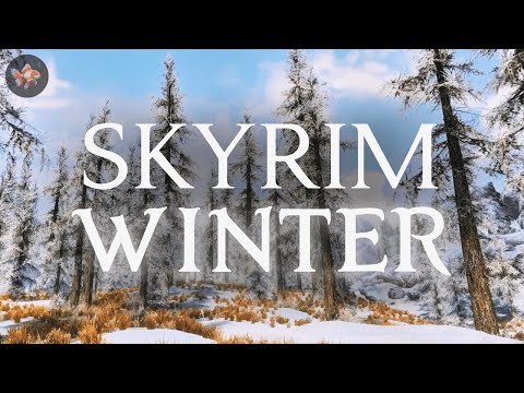 Cold Morning in Skyrim • Music & Daytime Ambience