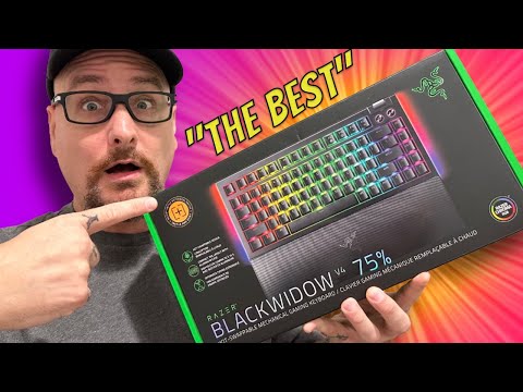 Razer made a custom keyboard! Razer BlackWidow V4 75% Review