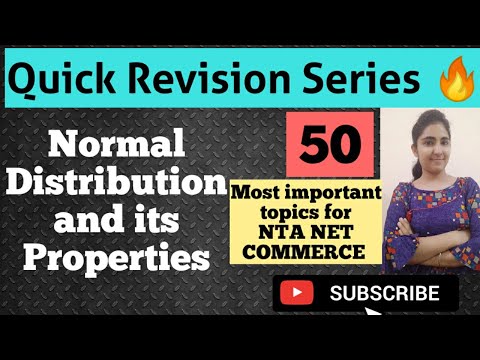What is a Normal Distribution and its Properties || NTA UGC NET-JRF COMMERCE π₯ BY: Navneet Kaur π