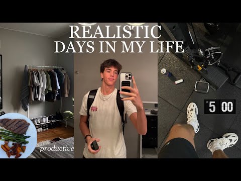 PRODUCTIVE AND REALISTIC DAYS IN MY LIFE *as a senior in high school*