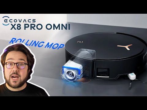 Ecovacs X8 Pro Omni Robot Vacuum Cleaner with Rolling Mop | Review