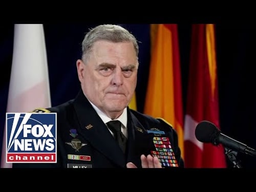 Retired general rips Milley: Actions fall between treason and dereliction of duty