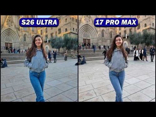 Samsung Galaxy S26 Ultra vs iPhone 17 Pro Max Camera Test