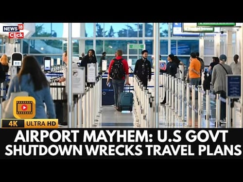 Flight Delays, Cancellations & Panic: Govt Shutdown Fallout | US Shutdown | US News | N18G