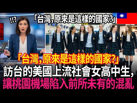 「修學旅行來台灣✈️➡️美國上流千金崩潰痛哭😭!背後原因讓全美騷動⚡,各地2000名女學生史上最大規模集體拒絕回國 🙅♀️,桃園機場陷入前所未有的混亂修羅場!👮♂️🔥」