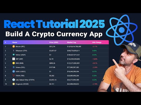 Build a Crypto List Table in React with Tailwind CSS & Axios