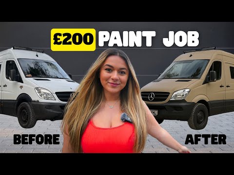 DIY Campervan Respray on a Budget – Is It Worth It? | Van Life UK