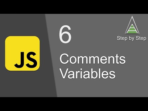 JavaScript Beginners Tutorial 6 | Comments and Variables