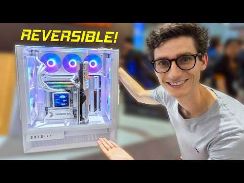 A FLOATING Gaming PC Case! 😶🌫️ Cougar CFV235 & OmnyX at Computex 2025 | AD