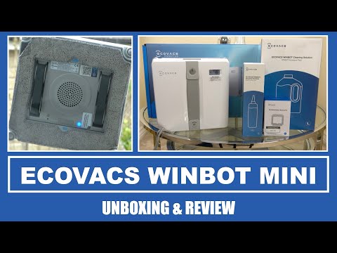 Ecovacs Winbot Mini Robotic Window Cleaner Unboxing & Review