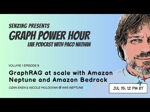 GraphPowerHour EP8 GraphRAG Amazon Neptune Bedrock AWS