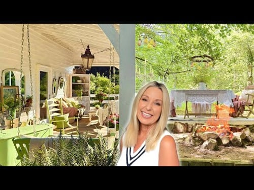 Summer PORCH & DECK Decor Ideas 🌿 Thrifted & Upcycled