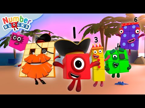 The Treasure of Hexagon Island 🏴☠️ - Special Episode! | 123 Learn to Count | @Numberblocks