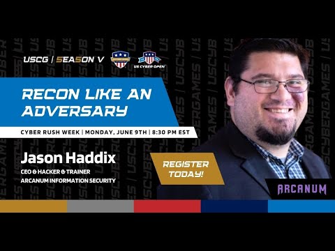 Recon Like an Adversary With Jason Haddix | Cyber Rush Week