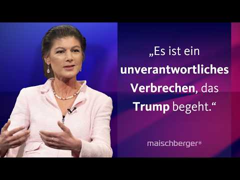 Eskalation in Nahost: Sahra Wagenknecht und Bijan Djir-Sarai diskutieren | maischberger