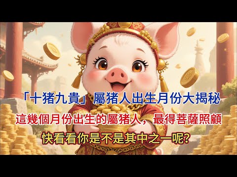「十猪九貴」屬猪人出生月份大揭秘!這幾個月份出生的屬猪人,最得菩薩照顧,快看看你是不是其中之一呢?【虎硯大師】#2025生肖運勢 #屬豬 #屬豬人