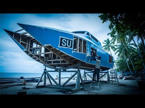 Man Builds INSANE SU-35 Jet Boat Completely From Scratch | Start to Finish by @ThanhSuperBoat