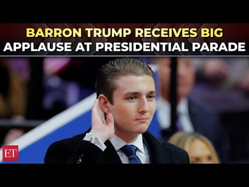 Barron Trump: Donald Trump's son reacts as US President credits him for securing young votes