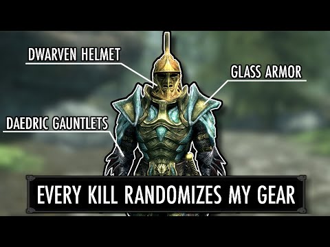 Skyrim But Every Kill Randomizes My Gear