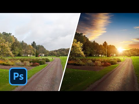 How to Create Golden Hour in Photoshop Tutorial 2022 #Nucly