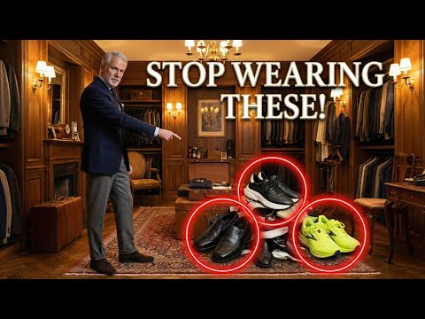 Stop Looking Ridiculous 5 Shoes No Man Over 50 Should Ever Wear | Old Money Outfits