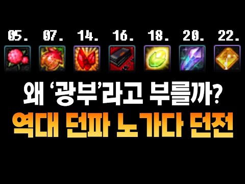 18년 동안 변화해온 역대 '던파 노가다 던전' 총정리 (광부, 노가다, 앵벌이)