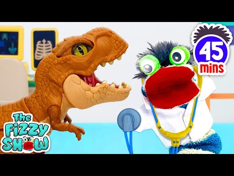 Fizzy's Pet Vet Adventures With Dinosaurs, Super Mario & Animal Friends | Fun Compilation For Kids