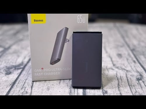 Baseus 65W 2 Port Flat USB Wall Charger PD 3.0