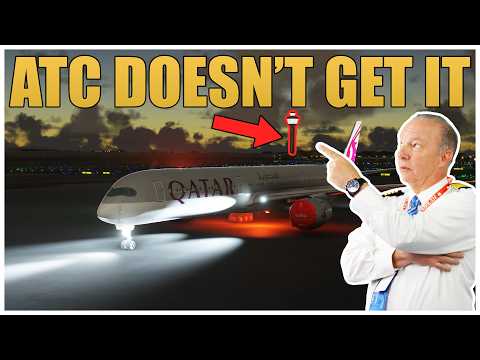 Qatar A350 Gets Stuck at Miami Airport — Captain Steeeve Reacts