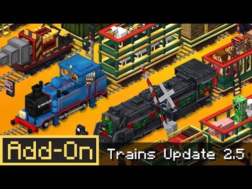 TRAINS 2.5 ADDON: Automate Your Training Experience With Steam, Diesel, & Subway locomotives!
