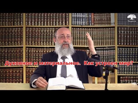 Духовное и материальное. Как устроен мир? Тора, наука и тетя Белла 5. Рав Ашер Кушнир
