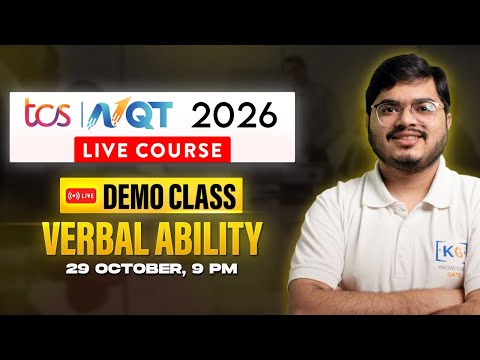 TCS NQT 2026 Verbal Ability Preparation | Top English Question & Tips for High Score | TCS NQT Guide