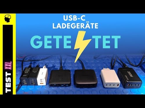 GaN USB-C Charger 65W - 200W - zersägt und getestet | USB Ladegeräte Test