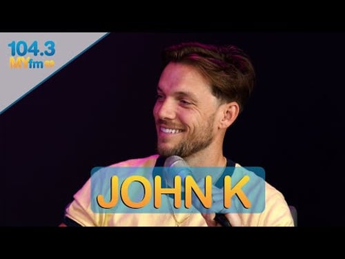 John K Talks Balancing a Family with Music on 104.3 MYfm with Jon Comouche