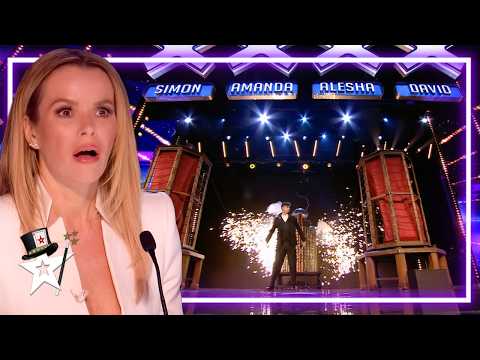 9 Illusions that CONFUSED the judges on Britain's Got Talent!