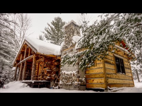 Off Grid Cabin in the Woods, Start to Finish | Building a Master Bedroom Addition